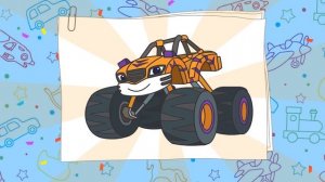 Вспыш и Чудо Машинки - Киндер Сюрпризы, Раскраска и Гонки. Детский мультик про машинки