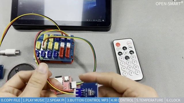 OPEN SMART Serial Control USB MP3 Music Player Module with 3W Amplifier Speaker Tutorial for Arduin смотреть онлайн