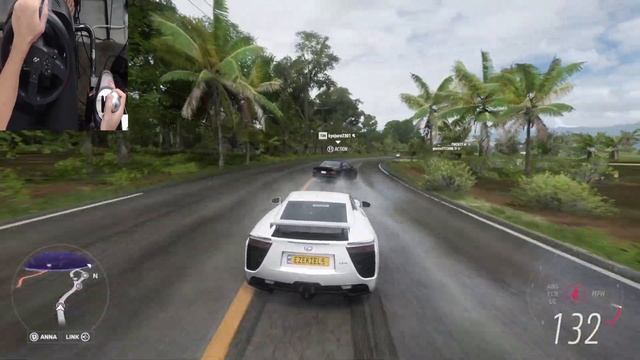 Lexus LFA 2010 * FORZA HORIZON 5 * THRUSTMASTER GAME PLAY смотреть онлайн