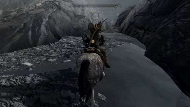 Skyrim Shortcut to High Hrothgar ( Horse required ) смотреть онлайн