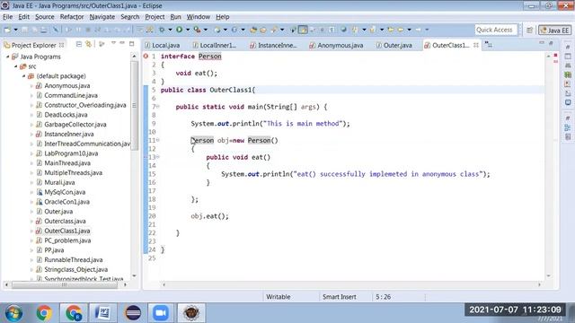 Non Static Inner Classes in Java смотреть онлайн