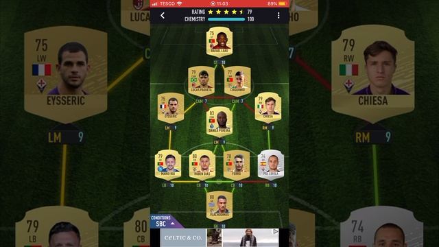 RUI COSTA ICON SBC COMPLETED! - Pacybits FUT 20 Solutions! смотреть онлайн