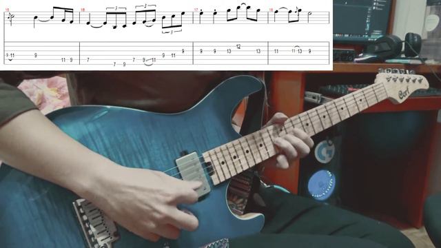 [GUITAR SOLO TUTORIAL] Isn't she lovely - Stevie Wonder ( With tab on screen) смотреть онлайн
