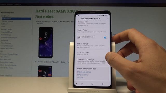 How to Clear Credentials in SAMSUNG Galaxy S9 - Reset Licenses |HardReset.Info смотреть онлайн