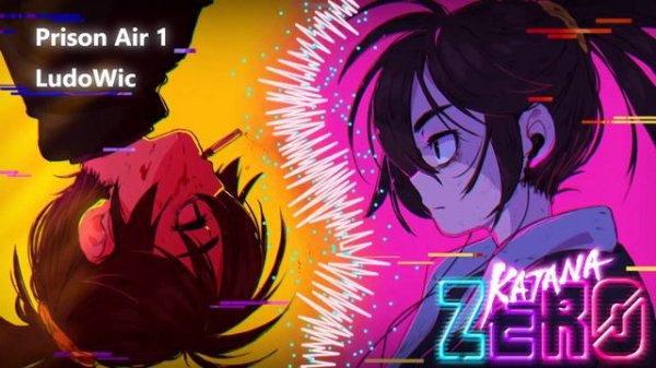 KATANA ZERO Original Soundtrack  / LudoWic - Prison Air 1 / Music visualization 60 FPS