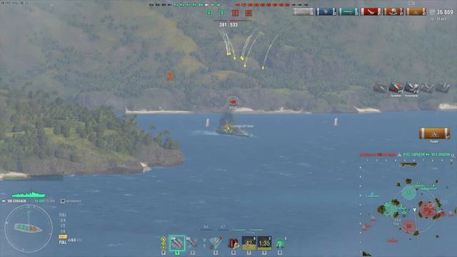 Британский эсминец Cossack🆘