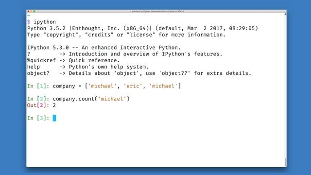 How to count the number of items in a list in Python смотреть онлайн