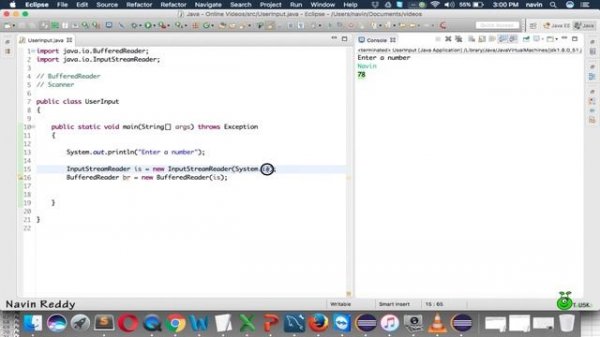 User Input using BufferedReader