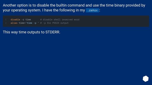 Change the output format of zsh's time смотреть онлайн