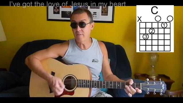 Down in My Heart with Lyrics/Chords - Gospel/Christian Guitar - P38 смотреть онлайн