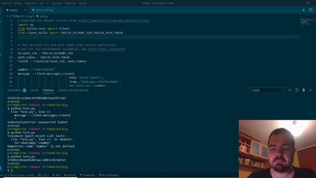 ¿Cómo Enviar WhatsApp usando Python?| Embudos de Venta con Python смотреть онлайн