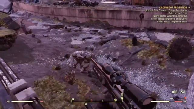 Hunting powerful monsters part 1 Grafton monster. Fallout76 смотреть онлайн
