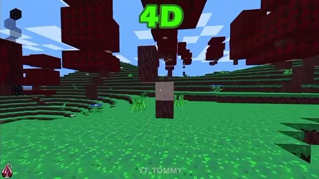 Minecraft 0D vs 1D 2D 3D 4D 5D 6D 7D 8D 9D 10D смотреть онлайн