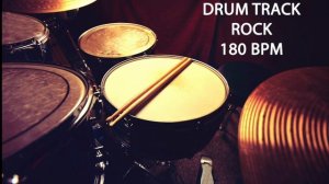 Drum Beat 180 bpm - Drum Track | Base de batería | Rock 180 BPM