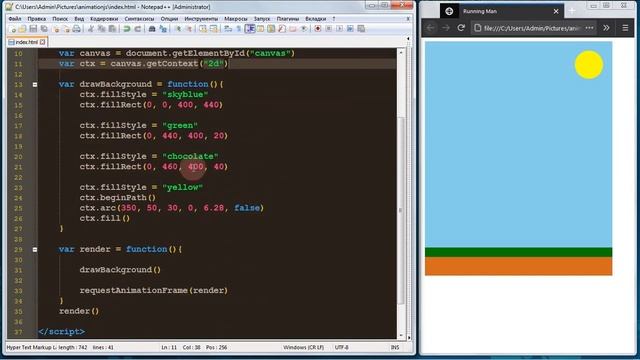Рисованная анимация в JavaScript (+Krita) смотреть онлайн