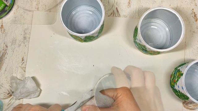 Новогодний органайзер из жестяных банок. Новогодние поделки и подарки своими руками. смотреть онлайн