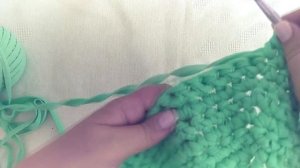 Вязание крючком. Дорожная подушка.