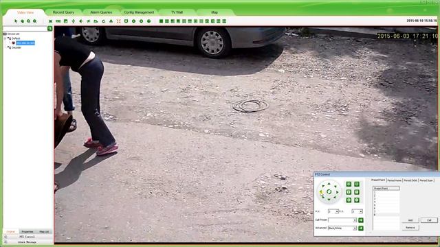 IP камера NG 1890W - пример работы PTZ смотреть онлайн