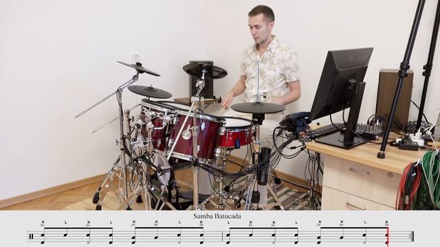 Samba Batucada (Carnival Samba) On Drumset #1