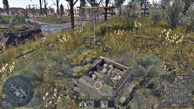 Передвижной куст АСУ-57. War Thunder Random № 61 смотреть онлайн