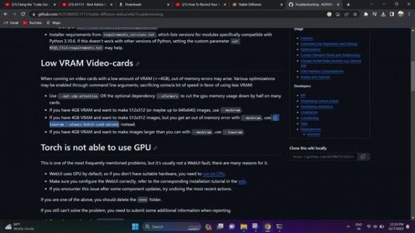 out of memory error: CUDA out of memory in stable diffusion a1111 webui.
