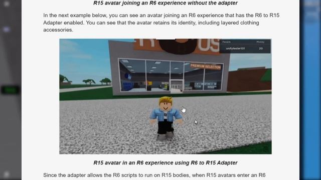 The TRUTH About The NEW R6 Adapter Avatars.. (ROBLOX) смотреть онлайн
