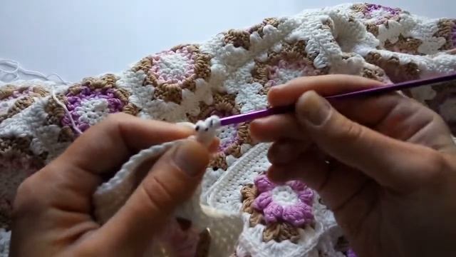 Детский плед | Плед из мотивов крючком | Crochet Baby Blanket