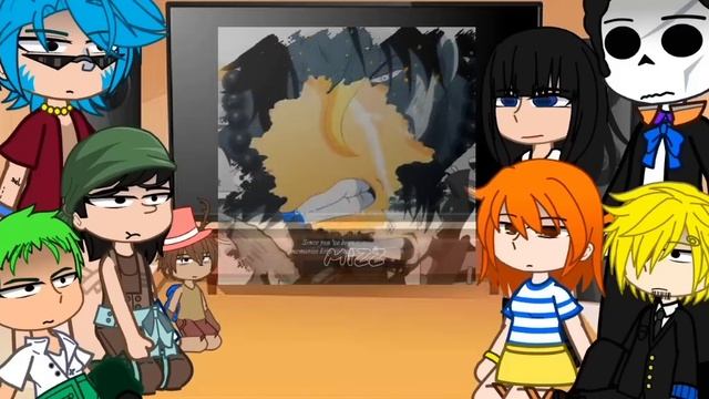 `||past straw hats react to luffy ~ english • onepiece смотреть онлайн