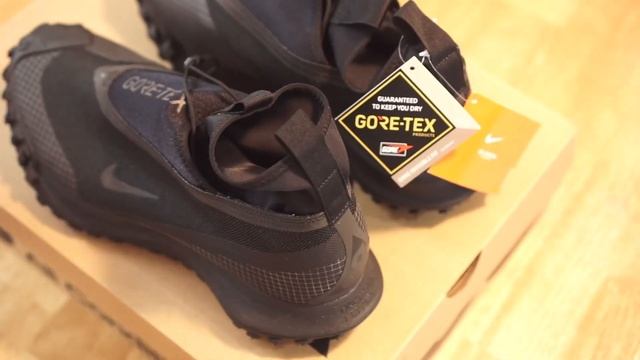 Nike ACG Mountain Fly Gore-Tex Black and Dark Grey смотреть онлайн