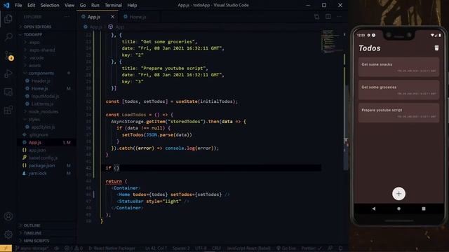 Storing and Getting Data from Async Storage in React Native смотреть онлайн