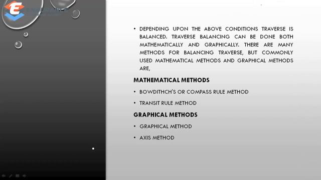 THEODOLITE PART - 3 FREE SESSION - 17/ CLOSING ERROR, LATITUDES & DEPARTURES, BALANCING THE TRAVERS смотреть онлайн