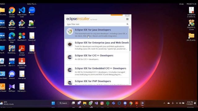 Eclipse install process #dula_yapa #dc_creation #2023 смотреть онлайн