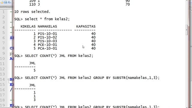 Oracle PLSQL Procedure Tampil Data Kelas dan Jumlah Mahasiswa per Prodi смотреть онлайн