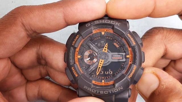 How To Setting Time a Casio G-SHOCK GA-110 Digital Watch смотреть онлайн