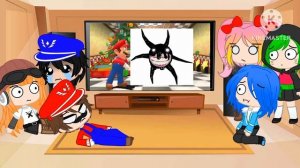 ???¦SMG4: React To Mario Plays Roblox DOORS¦ |Part 3|