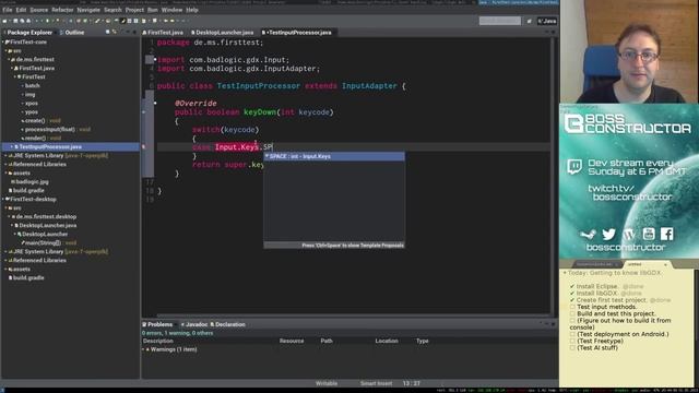 Getting started with libGDX. [Java, Eclipse, libGDX] Part 1 смотреть онлайн