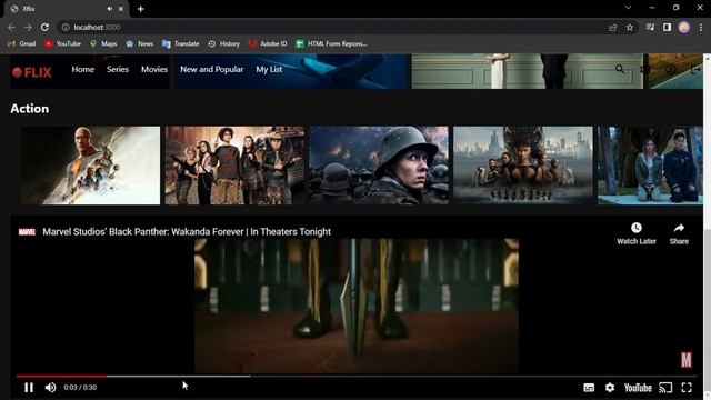 Xflix React app project смотреть онлайн