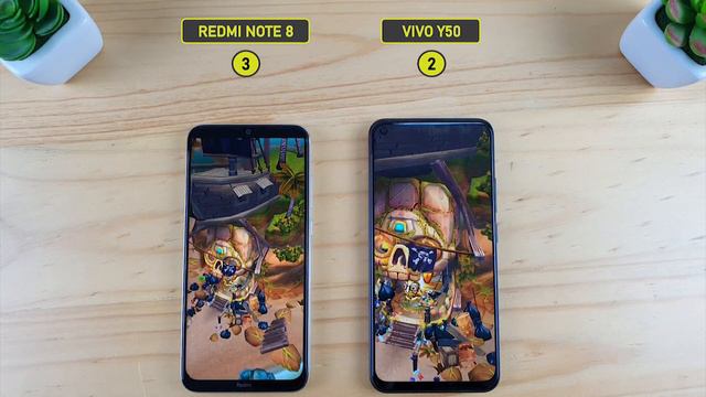 Vivo Y50 vs Redmi Note 8 ( Snap 665 vs Snap 665 ) | Video test Display, Fingerprint, SpeedTest смотреть онлайн