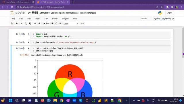 Open CV - Color Space in image with Python - смотреть онлайн