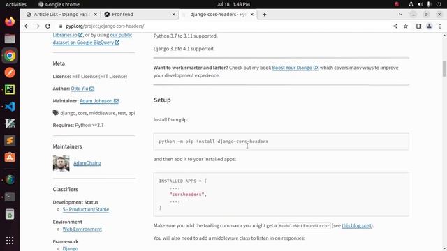 How to fix CORS issue with Angular 14 and Django Rest API смотреть онлайн