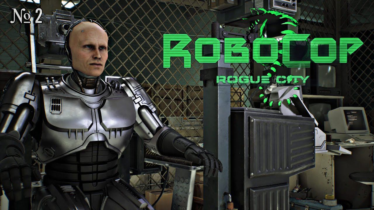 КАЛИБРОВКА И ПРОГУЛКИ ПО ГОРОДУ - Robocop Rogue City Demo № 2 смотреть онлайн