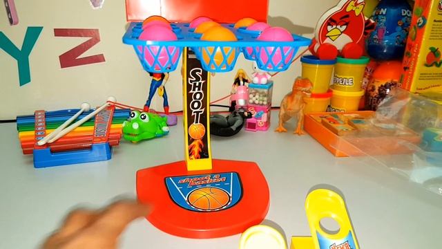 Basket Ball Games Surprise OPENING Kids toys Crazy basketball Shoot Games Basket Ball Kids смотреть онлайн