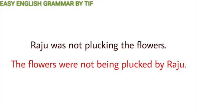 PASSIVE VOICE of PAST CONTINUOUS TENSE смотреть онлайн