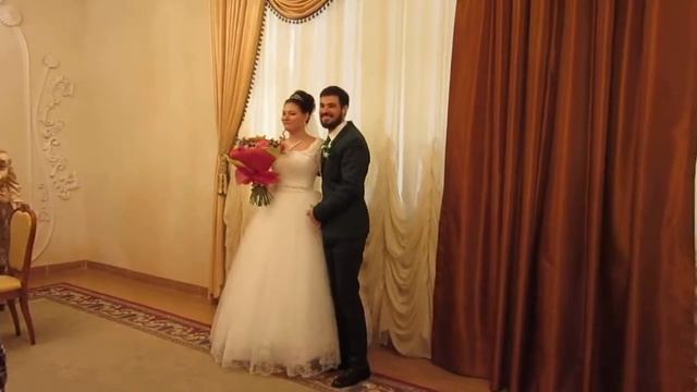 Свадьба Дины и Володара. Кутузовский ЗАГС смотреть онлайн