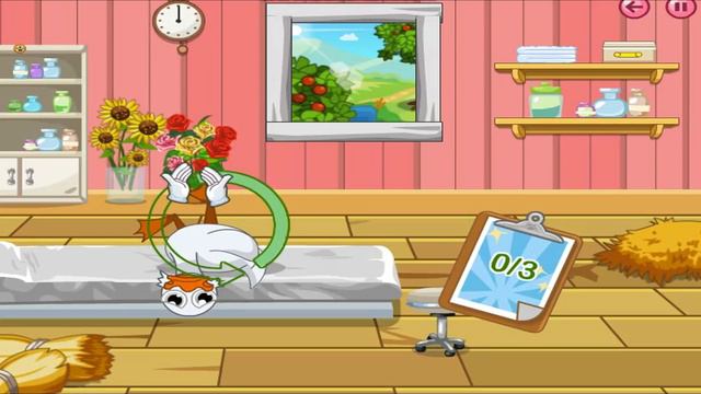 Доктор на ферме#1. Лечим кошечку и делаем УЗИ.Cute Farm Hospital