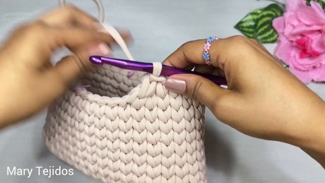 Bolso Tejido A Crochet| Tendencia| Punto Centrado/ Paso A Paso