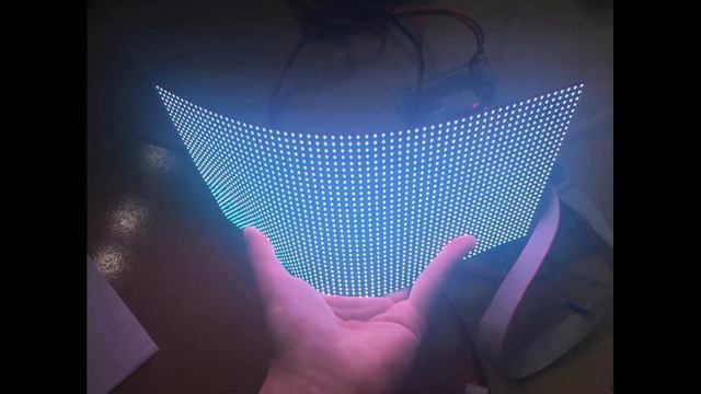 Светодиодная RGB матрица для создания интерактивных табло или экранов. Led модуль. смотреть онлайн
