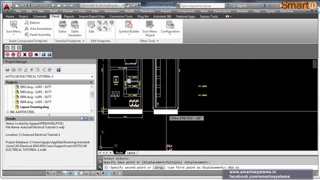 AutoCad Panel Layout concept manual смотреть онлайн