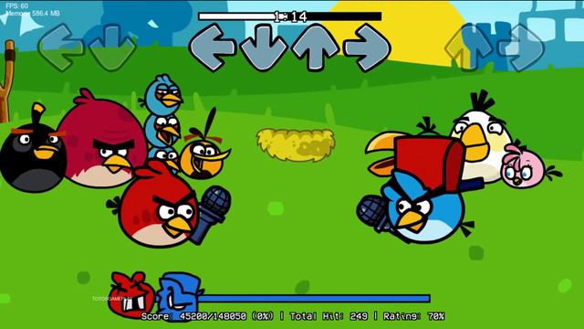 FNF Angry Birds - Missing Eggs (High Effort) смотреть онлайн