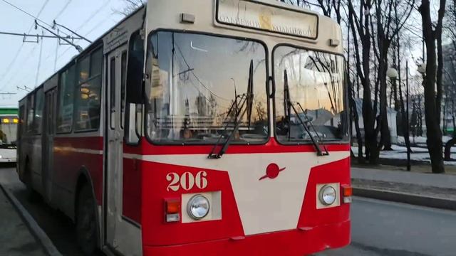 Троллейбус ЗиУ-682Г [Г0О] №206 после капитального ремонта смотреть онлайн
